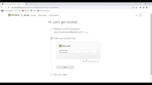 Setup Microsoft Office Subscription or Register your Product Key смотреть онлайн