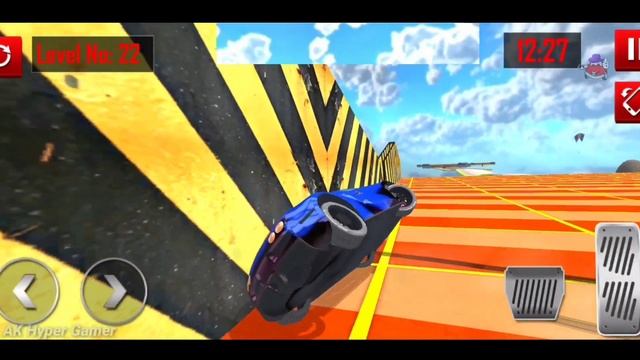 Mega Ramp Car Stunts Racing : Impossible Tracks 3D 🔥🔥#22 Best Android Gameplay (Sport Blue Car) смотреть онлайн