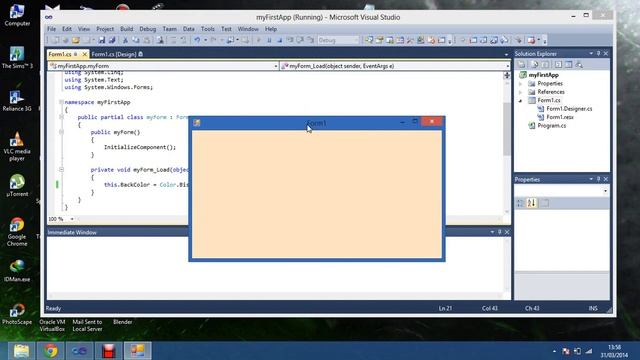 C#.NET tutorial 1 -Windows Forms смотреть онлайн