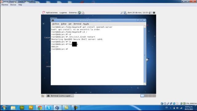 SSH EN DEBIAN смотреть онлайн