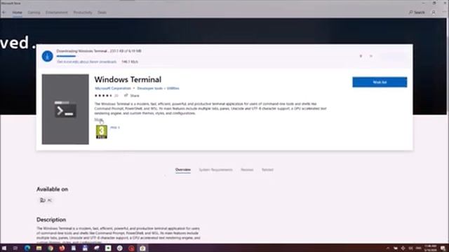Windows Terminal Installation смотреть онлайн