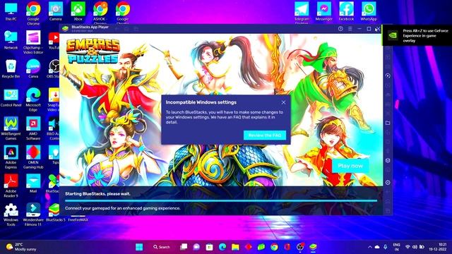 INCOMPATIBLE WINDOWS SETTING run blue stacks app player in windows 11 #bluestacks #app #windows смотреть онлайн