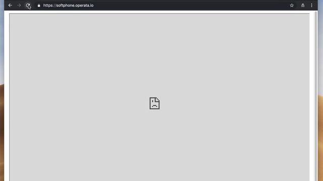 Operata Softphone Popup Issue