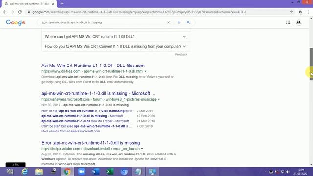 api-ms-win-crt-runtime-|1-1.0.dll is missing from your computer смотреть онлайн