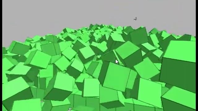 OpenCL gpu rigidbody pipeline, 110k bodies in real-time on a Radeon 7970 смотреть онлайн
