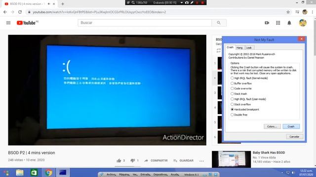 Windows 8.1 BSOD #152 смотреть онлайн