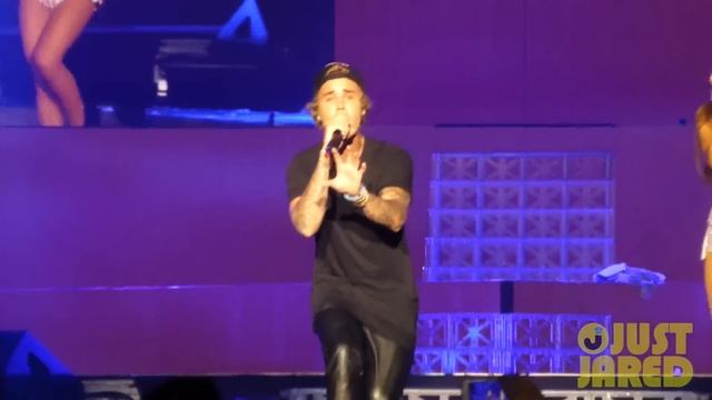 Justin Bieber & Ariana Grande - "As Long as You Love Me" Live (4/8/15) смотреть онлайн