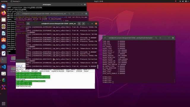 Ardupilot-ROS2 via Micro-ROS Agent Demo | GSoC' 21 смотреть онлайн