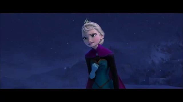 Эльза поёт под песню _ Whenever, Wherever.