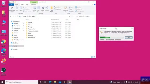 How to Delete windows.old folder | C drive increase space смотреть онлайн