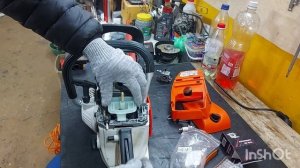 замена штатного воздушного фильтра на бумажный бензопилы китай