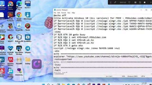 haala salphaan windows 10 activate godhachuu activating windows 10 in Oromo in a simple way. смотреть онлайн