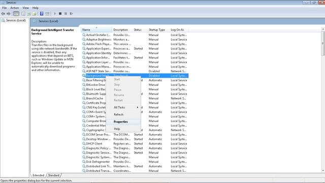 DIsable Windows Update and BITS Services смотреть онлайн