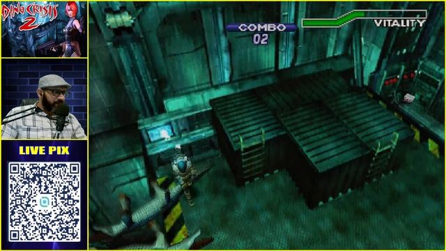 Dino Crisis 2 [PS1] Gameplay AO VIVO Até zerar смотреть онлайн