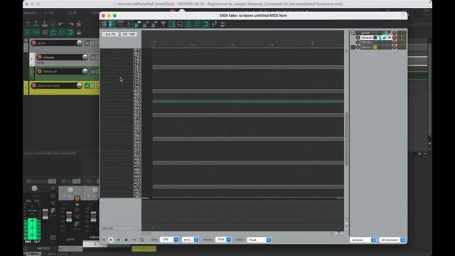 [Music Production Tips] Custom Piano Roll in Reaper! смотреть онлайн