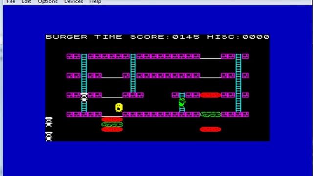 Burger Time - Sinclair ZX Spectrum - emulador MESSUI 0.152 - probado Windows 7 x64 смотреть онлайн