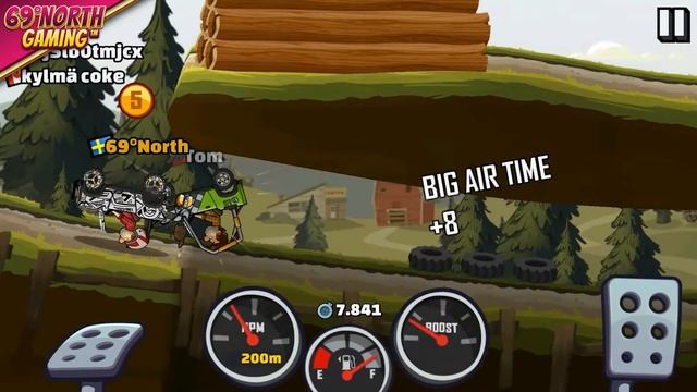 Hill Climb Racing 2 | First Snow! | Gameplay 4 | 69°NORTH GAMING смотреть онлайн