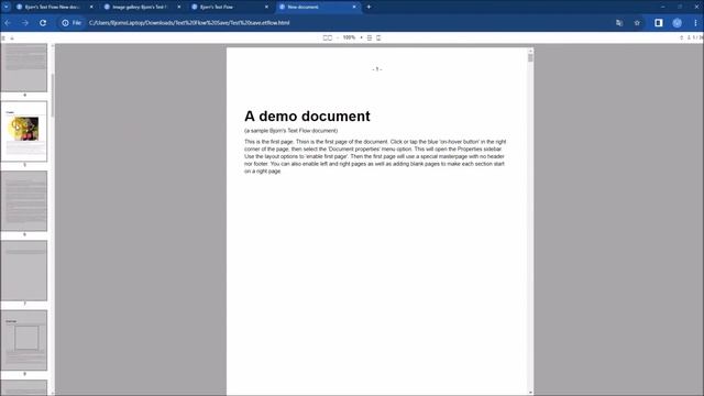 Bjorn's Text Flow - the new PDF = SVG смотреть онлайн