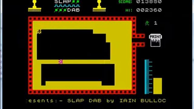 Slap Dab - ZX Spectrum - emulador ZEsarUX 4.0 - probado Windows 7 x64 смотреть онлайн