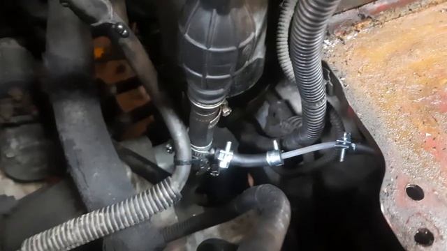 Установка подогревателя Север на Ssang Yong Action, часть 1. смотреть онлайн