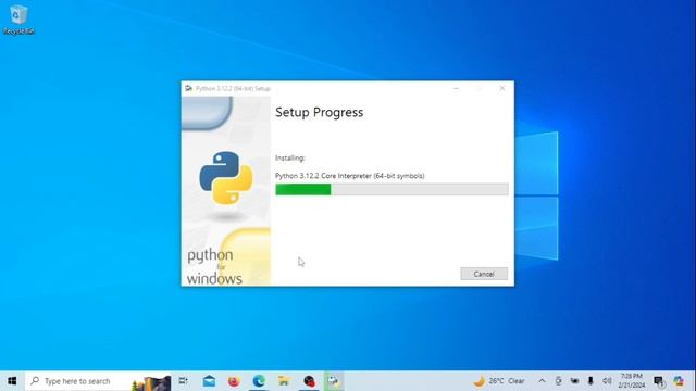 How to install Python 3.12.2 and PIP on Windows 11 | 10 смотреть онлайн
