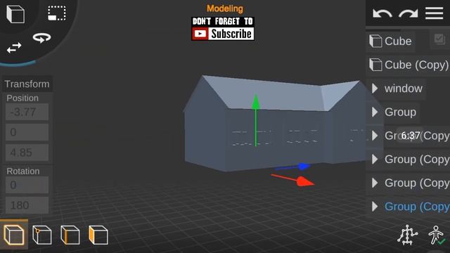 Prisma 3D : Modelling a low-poly house (Tutorial) смотреть онлайн