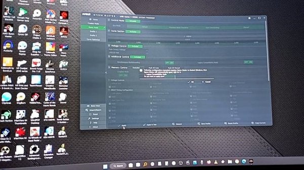 AMD Ryzen Master - Security Update and game mode.