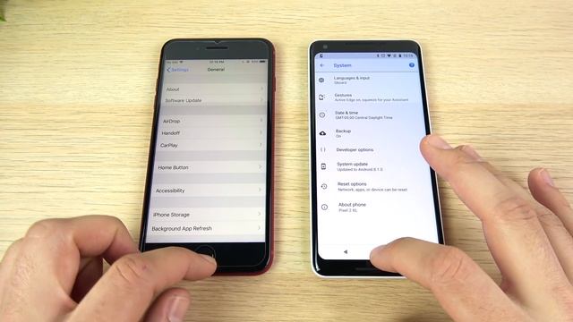 iPhone 8 Plus vs Pixel 2 XL Honest Feelings смотреть онлайн
