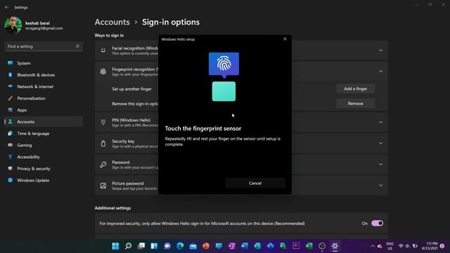 How To Enable Finger Print In Windows 10 And Windows 11 смотреть онлайн