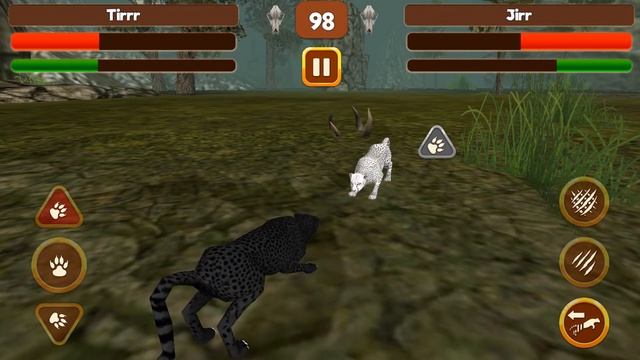 Wild African Cheetah Fighting Animals Battle 3D Gameplay Video Android/iOS смотреть онлайн