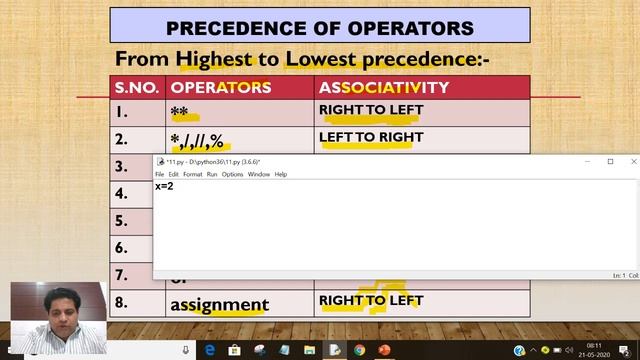 CLASS XI CS & IP PYTHON TUTORIAL-4 ON PYTHON FUNDAMENTALS - PART III By Mohit Tandon Sir смотреть онлайн