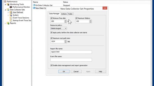 Windows 8.0 Professional - Manage Data in Performance Monitor смотреть онлайн