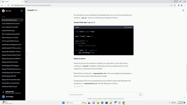 pip install requirements txt azure смотреть онлайн
