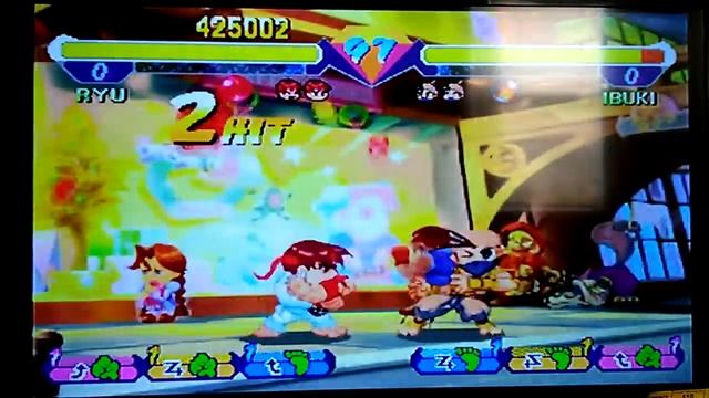 Street Fighter Alpha Anthology(PS2) Super Gem Fighter Ryu arcade playthrough смотреть онлайн