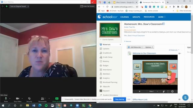 Seeing Zoom and Schoology at the Same Time (Windows) смотреть онлайн