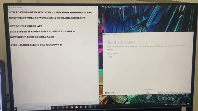 Windows 11 Upgrade from windows 10 (all health checkup full-fill) смотреть онлайн