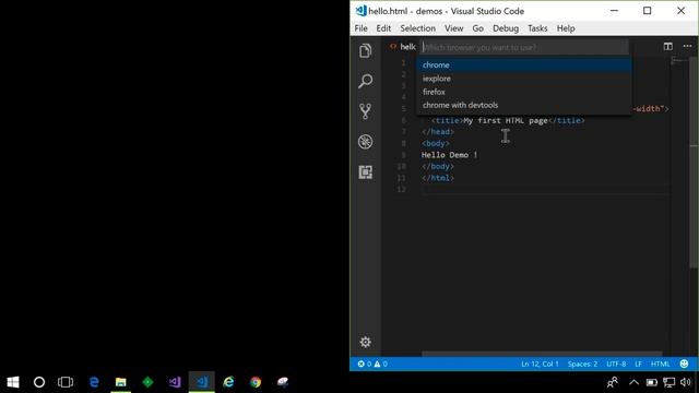 Live coding Video HTML preview using vs Code смотреть онлайн