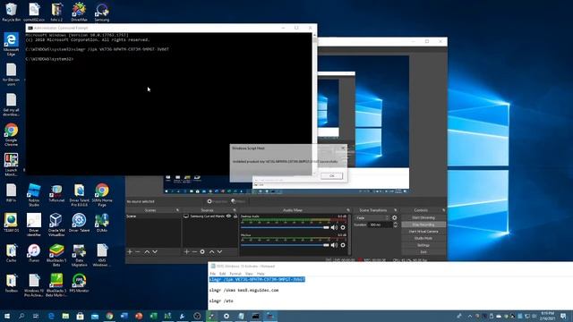 How to activate Windows 10 Pro With CMD смотреть онлайн