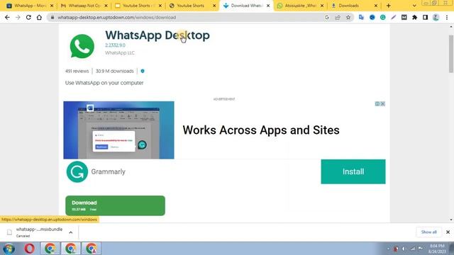 व्हाट्सएप डाउनलोड नहीं हो रहा है यह वीडियो देख लो 2023 Why is not install whatsapp in laptop смотреть онлайн