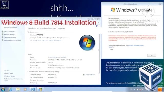 Windows 8 Build 7814 ISO Download x64 Bit Laptop PC (7814.0amd64.fbl_core1_kernel_ee.100907-1700) смотреть онлайн