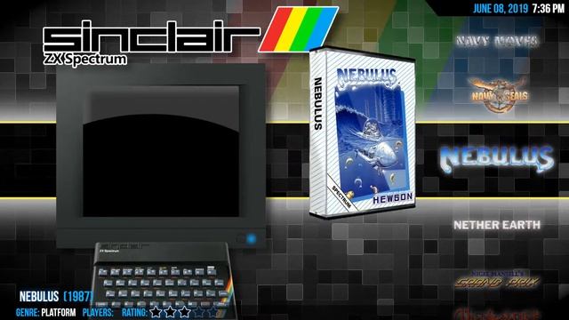 Sinclair ZX Spectrum LaunchBox BigBox Demo смотреть онлайн