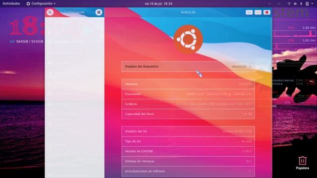ubuntu 20.04.2 Gnome 4k смотреть онлайн