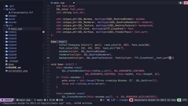 05 - Creating Text - Beginners Guide to SDL2 in C++ смотреть онлайн