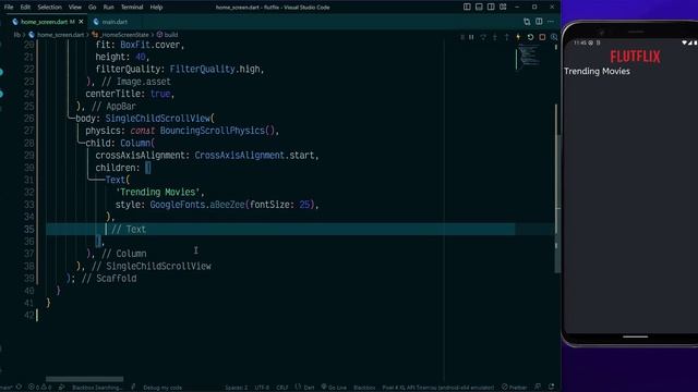 FLUTTER MOVIE APP WITH TMDB API TUTORIAL | PART 1 смотреть онлайн