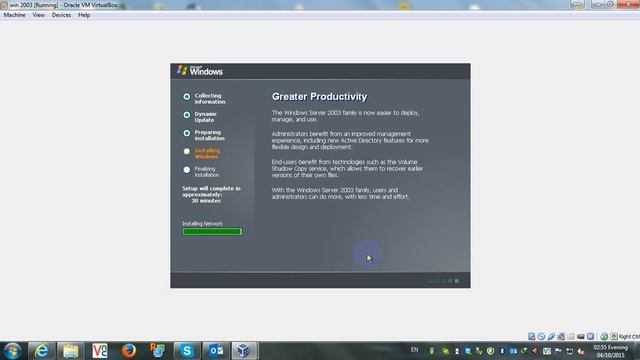 install wondow server 2003 R2 смотреть онлайн