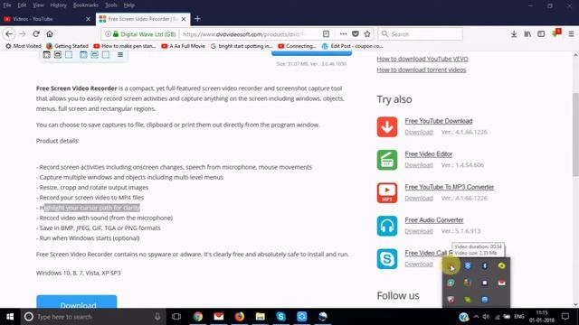 How to use Free Screen Recorder to record the video смотреть онлайн