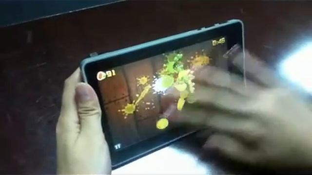 Window N12 android 2.3 tablet playing fruit ninja смотреть онлайн