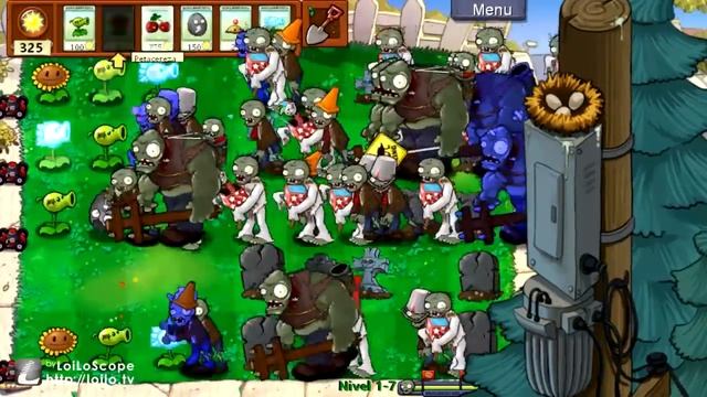 pvz ultra hard mode 1-7 y 1-8 comienza la dificil смотреть онлайн