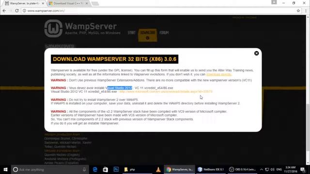 WAMP Installation смотреть онлайн