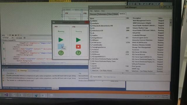 Control windows service - C# смотреть онлайн